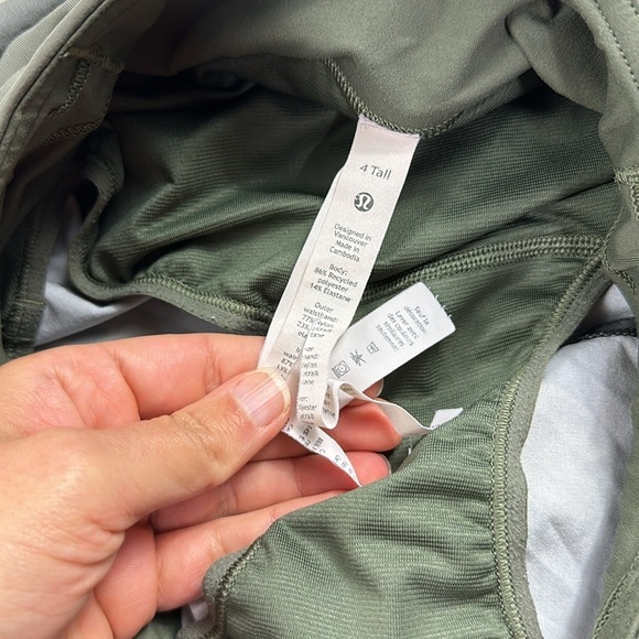 Lululemon Speed Up Short *4" Lined Updated Fit Heritage 365 Camo Crispin Green - Picture 4 of 8